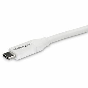 StarTech.com 4m 13 ft USB C to USB C Cable w/ 5A PD - M/M - White - USB 2.0 - USB-IF Certified - USB Type C Cable - USB C 