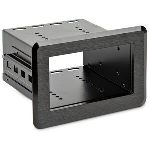 StarTech.com Single-Module Conference Table Connectivity Box - For Adding Power / Charging / AV / Laptop Docking Module - 
