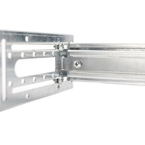 Digitus 483 mm (19“)-Hutschienenträger, 4HE. Material: Galvanisiertes Stahl, Produktfarbe: Silber