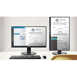 Moniteur, FHD, 23.8 Pouces, IPS, 60Hz, 5ms , Adaptive Sync, Display Port, HDMI, DVI, VGA, Réglable en Hauteur, H Parleurs,