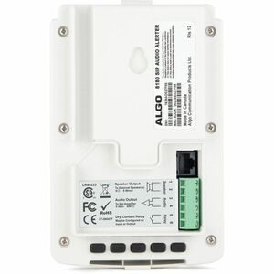 Algo 8180 IP Audio Alerter - Wall Mountable for Paging, Emergency, Loud Ringing, VoIP Phone System, School, College, Class