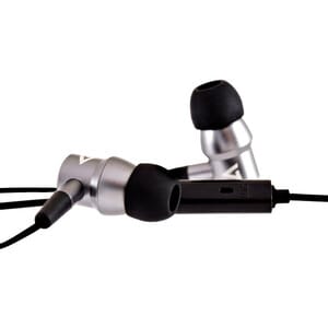 V7 HA111-3EB Kabel Ohrhörer Stereo Ohrhörerset - Silber - Binaural - In-Ear - 20 Hz bis 20 kHz Frequenzgang - 120 cm Kabel