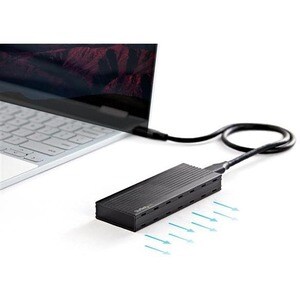 StarTech.com Box USB 3.1 Gen 2 Tipo-C per PCIe SSD -M.2 NVMe Disco Rigido - 1 x SSD supportato - 1 x Alloggiamento totale 