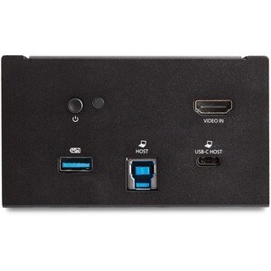 StarTech.com 4K USB-C oder USB-A Dockingstation Modul für Konferenztisch-Anschlussbox, 4k HDMI, 60W USB-C Power Delivery, 