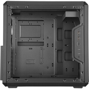 Cooler Master MasterBox Q500L Computer Case - Mid-tower - Black - Steel, Plastic, Acrylic - 2 x Bay - 1 x 4.72" x Fan(s) I