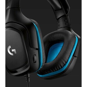 Logitech G432 Headset - Wired - Over-the-head - Black