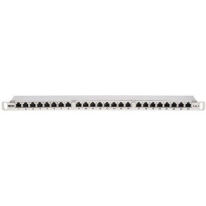 Eaton Tripp Lite Series Cat5e/Cat6 24-Port Patch Panel - Shielded, Krone IDC, 568A/B, RJ45 Ethernet, 0.5U Rack-Mount, TAA 