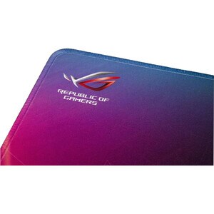 Tapis de souris de jeu Asus Strix Edge - Relief - 2 mm x 400 mm x 450 mm Dimension - Caoutchouc - Antidérapante, Anti-effi