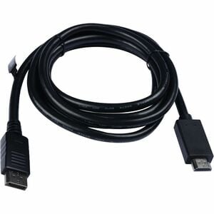 V7 V7DP2HD-02M-BLK-1E 2 m DisplayPort/HDMI AV-Kabel für Audio-/Video-Gerät, PC, Monitor, Projektor, Computer - Zweiter Ans