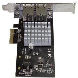 StarTech.com 2-Port PCIe 10GBase-T / NBASE-T Ethernet Network Card - with Intel X550 Chip - PCIe Network Adapter Card Dual