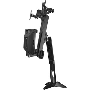 StarTech.com Sit Stand Dual Monitor Arm - Desk Mount Standing Computer Workstation 24" Displays - Adjustable Stand Up Arm 