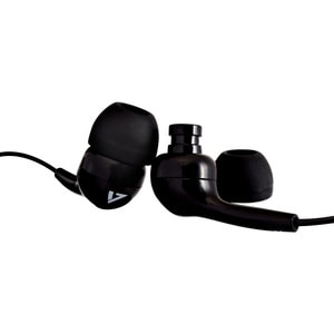 V7 Lightweight Stereo Earbuds - Stereo - Mini-phone (3.5mm) - Wired - 32 Ohm - 20 Hz - 20 kHz - Earbud - Binaural - In-ear