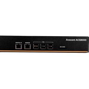 Avocent ACS 8000 16-Port Console Server with Dual AC Power Supply (ACS8016DAC-400) - Advanced Serial Console Server | Remo