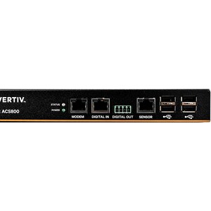 VERTIV ACS Device Server - 1000 MB - DDR3 SDRAM - Twisted Pair - 2 x Network (RJ-45) x USB - 2 x Serial Port - Phone Line 
