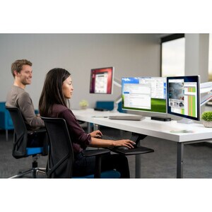 Kensington SmartFit Mounting Arm for Flat Panel Display, Curved Screen Display - 2 Display(s) Supported - 81.3 cm (32") Sc