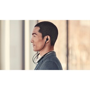 Jabra EVOLVE 65e MS Sem fios Auscultadores com suporte para pescoço, Auscultadores Estéreo Auscultadores - Binaural - No o