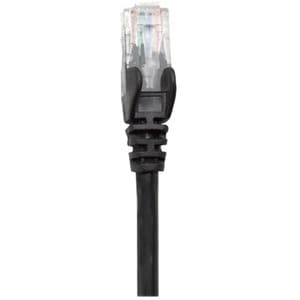 Network Patch Cable, Cat6, 0.25m, Black, CCA, U/UTP, PVC, RJ45, Gold Plated Contacts, Snagless, Booted, Lifetime Warranty,