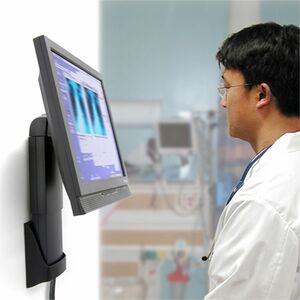 Ergotron Neo-Flex 壁挂式安装座 用于 显示器, 液晶显示器, 电视, 显示, 显示屏 - 黑 - 横向/纵向 - 1 显示器支持 - 68.6 cm (27") 支持屏幕 - 7.26 kg 承载量 - 100 x 100, 