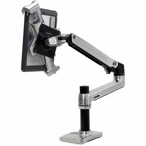 Ergotron 安装支架 用于 平板, iPad Pro, iPad mini - 银 - 横向/纵向 - 20.1 cm 到 33 cm (13") 支持屏幕 - 2.27 kg 承载量 - 100 x 100, 75 x 75 - VES