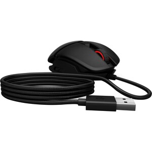 HP OMEN 鼠标 - USB - 光学机械 - 6 可编程按钮 - 黑 - 电缆 - 16000 dpi - 右旋转