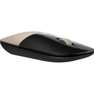 HP Z3700 鼠标 - 无线电频率 - USB - 蓝色 LED - 金色 - 无线 - 1200 dpi - 滚轮