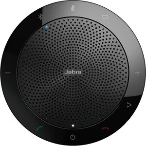 Jabra Speak 510 UC 有线/无线 蓝牙 免提电话 - Skype for Business - 黑 - 4 Meeting Persons Capacity - 全向 麦克风