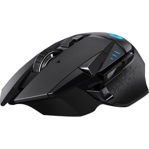 Logitech LIGHTSPEED G502 Gaming Mouse - Wi-Fi - USB - Black - Wireless - 16000 dpi - Scroll Wheel