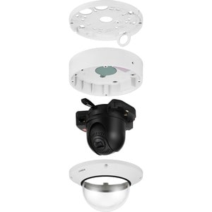Wisenet XNV-6081R 2 Megapixel Outdoor HD Network Camera - Color, Monochrome - Dome - White - 164.04 ft Infrared - MJPEG, H