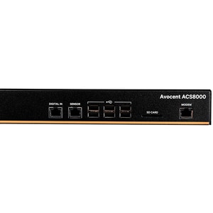 16-PORT ACS8000 CONS. SYSTEM W/ DUAL AC POWER SUP. ANAL. MODEM