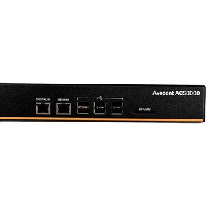 Vertiv AVOCENT ACS ACS8016DAC-400 Device Server - 1 GB - DDR3 SDRAM - Twisted Pair, Optical Fiber - 2 x Network (RJ-45) - 