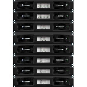 Crown DriveCore Install 4|1250 Amplifier - 10 kW RMS - 4 Channel - Black - 20 Hz to 20 kHz - 1400 W