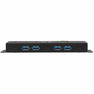 Eaton Tripp Lite Series Industrial 7-Port USB-C Hub, USB 3.x Gen 2 (10Gbps), 4x USB-A & 3x USB-C Ports, 15Kv ESD Immunity,