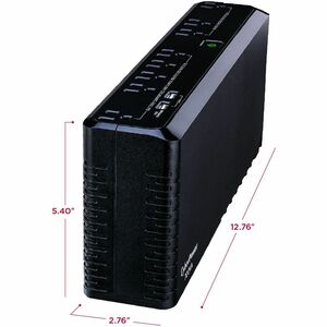 CyberPower SL700U Standby UPS Systems - 120 VAC, NEMA 5-15P, Compact, 8 Outlets, PowerPanel® Personal, $100000 CEG, 3YR Wa