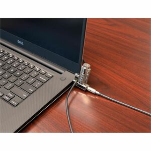 Noble NG07T Cable Lock For Notebook, Printer, Projector - 1.80 m Cable - Resettable - 4-digit - Patented T-bar/Combination