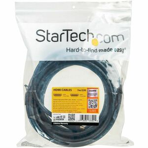 StarTech.com Cable de 7m HDMI de alta velocidad premium con Ethernet - 4K 60Hz - Cable para Blu-Ray UltraHD 4K 2.0 - Extre