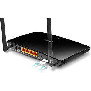 TP-Link Archer MR200 Wi-Fi 5 IEEE 802.11ac 1 SIM Ethernet, Cellular Modem/Wireless Router - 4G - LTE 800, LTE 1800, LTE 90