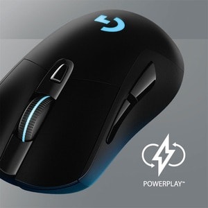 Logitech G703 LIGHTSPEED Wireless Gaming Mouse - PMW3366 - Cable/Wireless - Radio Frequency - Black - USB - 12000 dpi