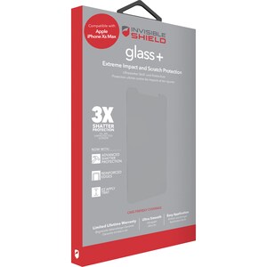Protector de pantalla invisibleSHIELD Glass+ Cristal Nítido - Para LCD iPhone XS Max
