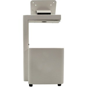 mUnite-3 Tablet POS Stand - 14.80" Height x 6.30" Width x 8.50" Depth - Countertop, Desktop - Steel - White