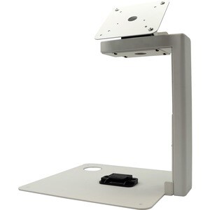 mUnite-POP Tablet POS Stand - 14" Height x 12.90" Width x 11.30" Depth - Countertop, Desktop - Steel - White