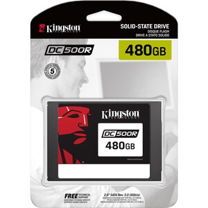 Kingston DC500 DC500R 480 GB Solid State Drive - 2.5" Internal - SATA (SATA/600) - Read Intensive - 0.5 DWPD - 438 TB TBW 