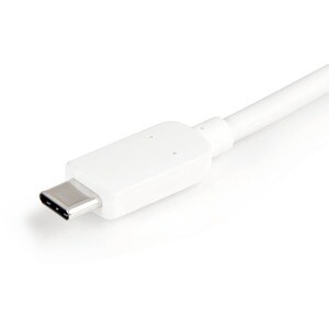 USB-C TO 4K HDMI MULTIFUNCTION ADAPTER WITH POWER DELIVERY AND USB-A PORT - WHITE