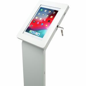 CTA Digital Tablet PC Stand - Up to 10.2" Screen Support - 50" Height x 13.5" Width x 16" Depth - Floor - Steel - White WHITE