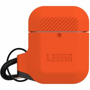 Urban Armor Gear Carrying Case Apple AirPods - Orange - Drop Resistant, Weather Proof, Water Resistant - Silicone Body - C