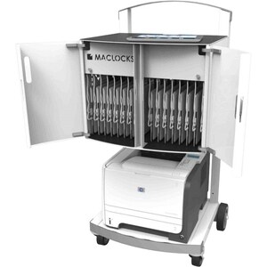 Compulocks CartiPad Uno Charging Cart - Steel - 550.2 mm Width x 458 mm Depth x 988.6 mm Height - For 16 Devices