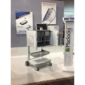 Compulocks CartiPad Tablet / Laptop Charging Cabinet For Counter Top or Wall Mount UK Power Plug - Simultaneously Store & 