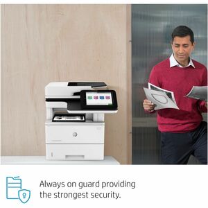 Print, copy, scan and optional fax; Up to 43 ppm; As fast as 6 sec; Up to 150,000 pages; 1 Hi-Speed Device USB 2.0; 2 Hi-S