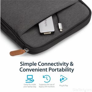StarTech.com USB-C to DVI Adapter - Dual-Link Connectivity - Digital Only - Active Conversion - USB Type-C Dual-Link Video
