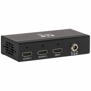 Eaton Tripp Lite Series 2-Port HDMI Splitter - 4K @ 60 Hz, 4:4:4, Multi-Resolution Support, HDR, HDCP 2.2, TAA - 4096 x 21