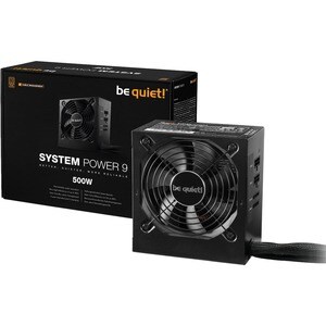 be quiet! SYSTEM POWER 9 500W CM ATX12V/EPS12V Modular Stromversorgung - 500 W - Intern - 230 V AC Eingang - 3.3 V Gleichs